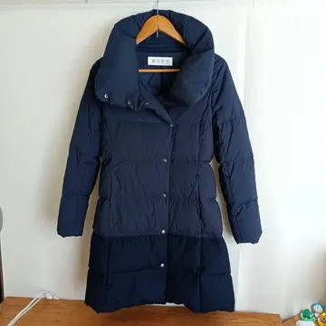 PLST 다운 코트 네이비 S