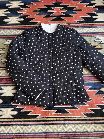 케이트 스페이드 하트 무늬 아우터 리버서블