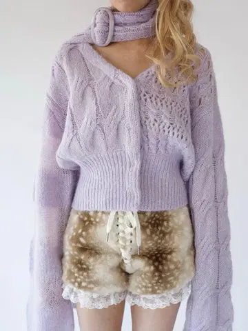 새상품 미사용 igi PUZZLE CARDI x BUCKLE COMBO