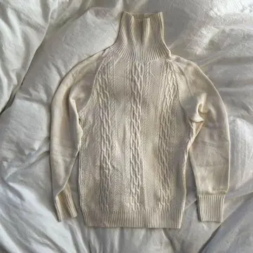 [ 새상품급 ] Callaway 여성용 터틀넥 스웨터 화이트