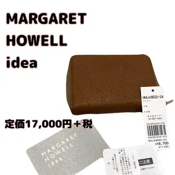 새상품 마가렛호웰 아이디어 지갑 소가죽 시보레 가죽 카멜 MHL