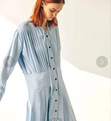 LE CIEL BLEU Tiered Pleats Dress