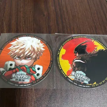 나의 히어로 아카데미아 히로아카 원화전 카페 코스터 바쿠고 올마이트