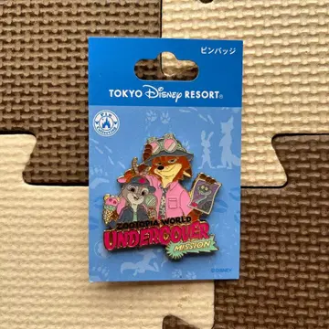 디즈니 주토피아 2 핀 배지 닉 & 주디
