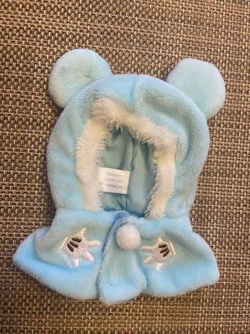 디즈니 스토어 유니 베어 시크릿 판초 스카이블루
