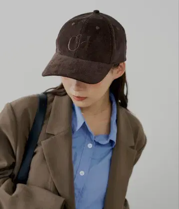 Chico 코듀로이 로고 캡