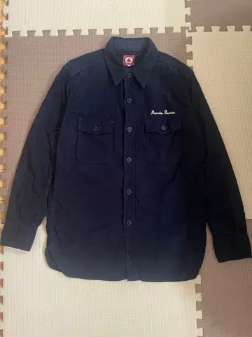 모모타로 진스 네이비 긴팔 셔츠