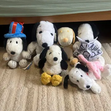 스누피 봉제 인형 6종