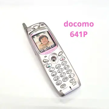 전시 견본 모의 시제품 docomo 641P 핑크 실버 렌티큘러