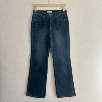 새상품급 플레어 데님 팬츠 청바지 G 워시 깔끔한 캐주얼 슬림 레그