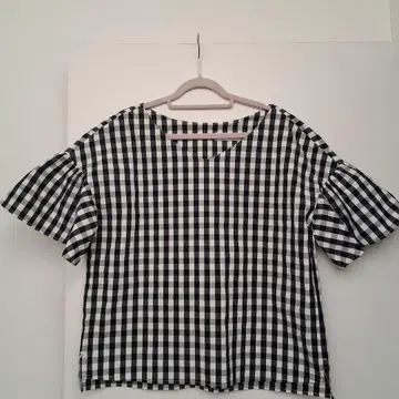 CLEAR IMPRESSION 클리어 임프레션 체크 무늬 상의