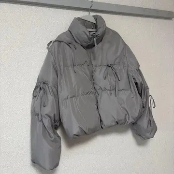 OLIVE des OLIVE 그레이 숏 다운 자켓 F 사이즈