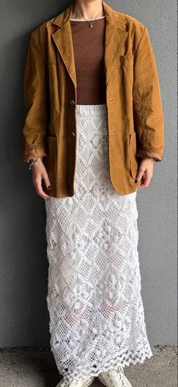 빈티지 스웨이드 자켓