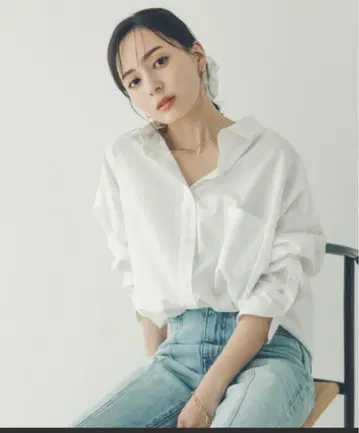 아뉴앙스 새상품 스탠다드 셔츠 화이트