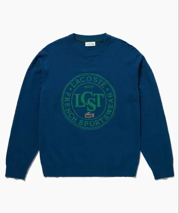 LACOSTE 파랑 니트 스웨터