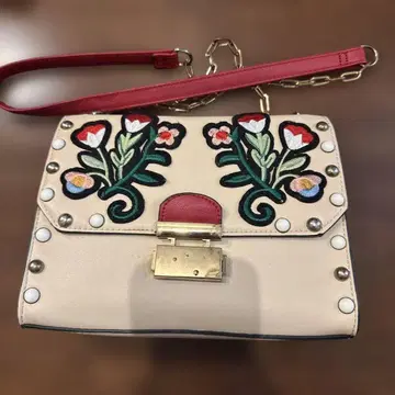 꽃무늬 파우치 가방