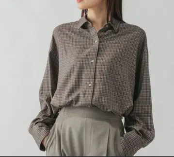 GLOBAL WORK 체크 셔츠