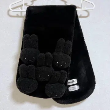 merry jenny 복슬복슬 미피 티펫 머플러 블랙