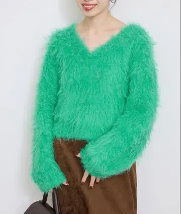 SLOBE IENA 샤기 풀오버