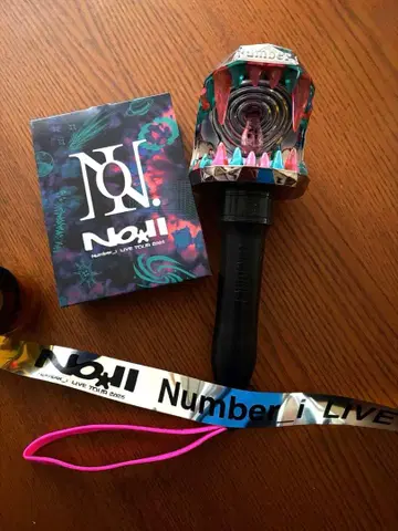 N0.1 Number 1 Live 2025 응원봉 은색 테이프 세트
