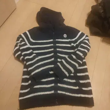 캘러웨이 스트라이프 플리스 후드티 L 사이즈