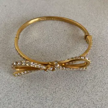 케이트 스페이드 뉴욕 리본 모티브 골드톤 팔찌