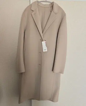 UNIQLO 더블 페이스 체스터 롱 코트 S 사이즈