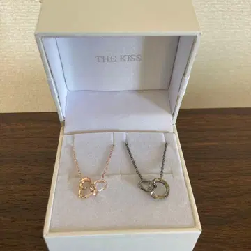 미사용 새상품 THE KISS 페어 목걸이 SV925