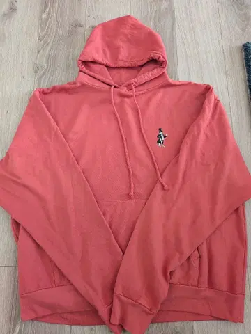 새상품급 BORN X RAISED 후드티 핑크