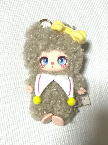 LILLA 복슬복슬 컬리 헤어 봉제 인형 키링