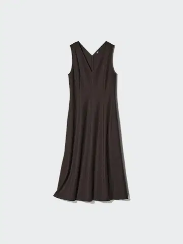 [택 포함 새상품] UNIQLO 브러쉬드 저지 원피스/긴 길이