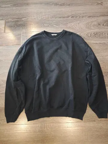 AURALEE 블랙 스웨트 셔츠 사이즈 4