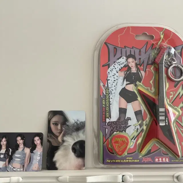 에스파 리치맨 기타키링앨범