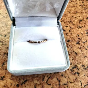 핑크 골드 반지