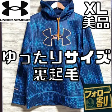 [팔로우 할인] 새상품급 언더아머 후드티 남성용 XL 올 패턴 빅 로고