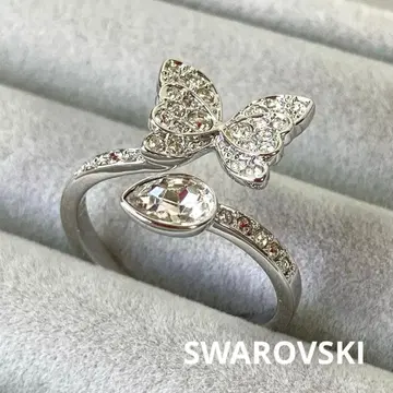 SWAROVSKI 오픈링 13호 나비 박스 포함