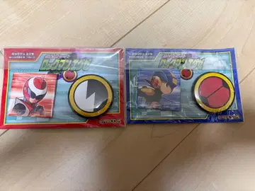 새상품 록맨 에그제 캔뱃지 2세트