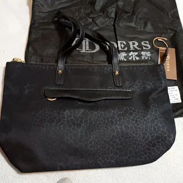 미사용 DERS 다이엘씨 블랙 토트백