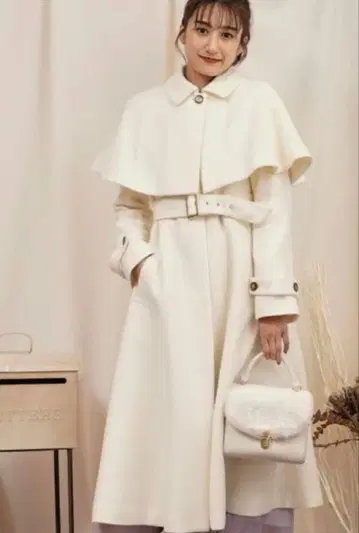 Noela 2way 케이프 울 코트