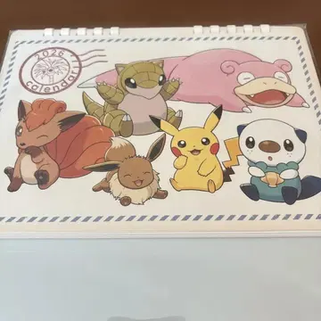 포켓몬 센터 오리지널 엽서가 되는 탁상 달력 2026