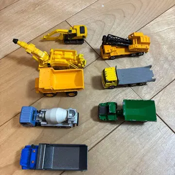 건설 차량 미니카 8대 세트