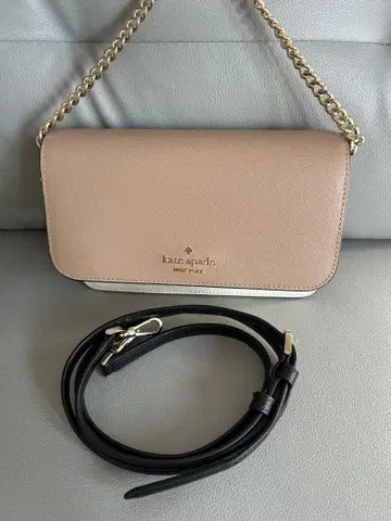 [ 미사용 새상품 ] 케이트 스페이드 3way 숄더백 베이지와 화이트