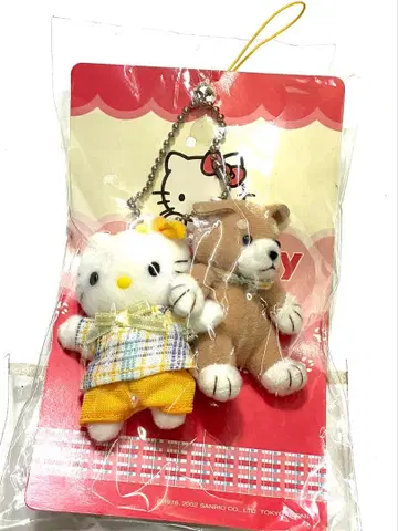 헬로키티 스트랩 원코 트윈MC 시바견 미개봉 레트로 레어템