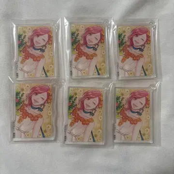 이 소리와 멈춰! 원화전 아크릴 키링 쿠루스 히로 6개 세트