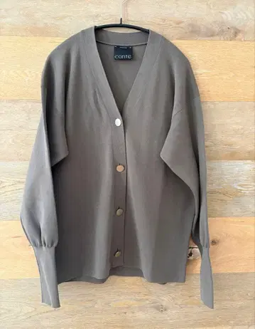 conte V넥 코튼 가디건 미사용 UNITED ARROWS 계열