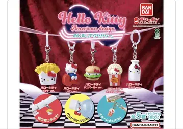 [전종 컴프 세트] 헬로키티 아메리칸 디자인 마크 액세서리