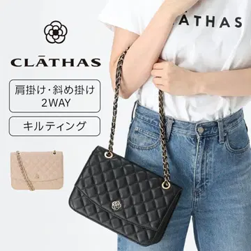 CLATHAS 클레이사스 2way 숄더 완판템 퀼팅 블랙