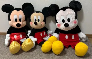 미키마우스 큰 봉제 인형 묶음 판매 3세트