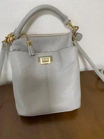 ATAO 그레이 가죽 숄더백