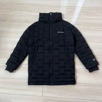 챔피온 다운 자켓 하프 코트 CW-QS602 블랙 M